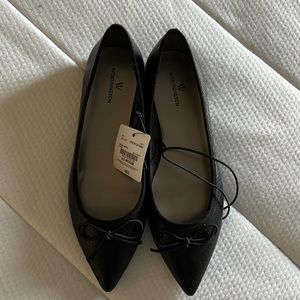 Black flats sz 8 1/2